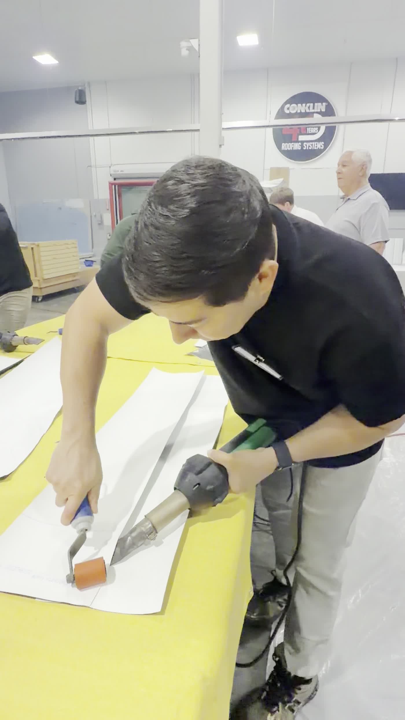 Commercial roofing training