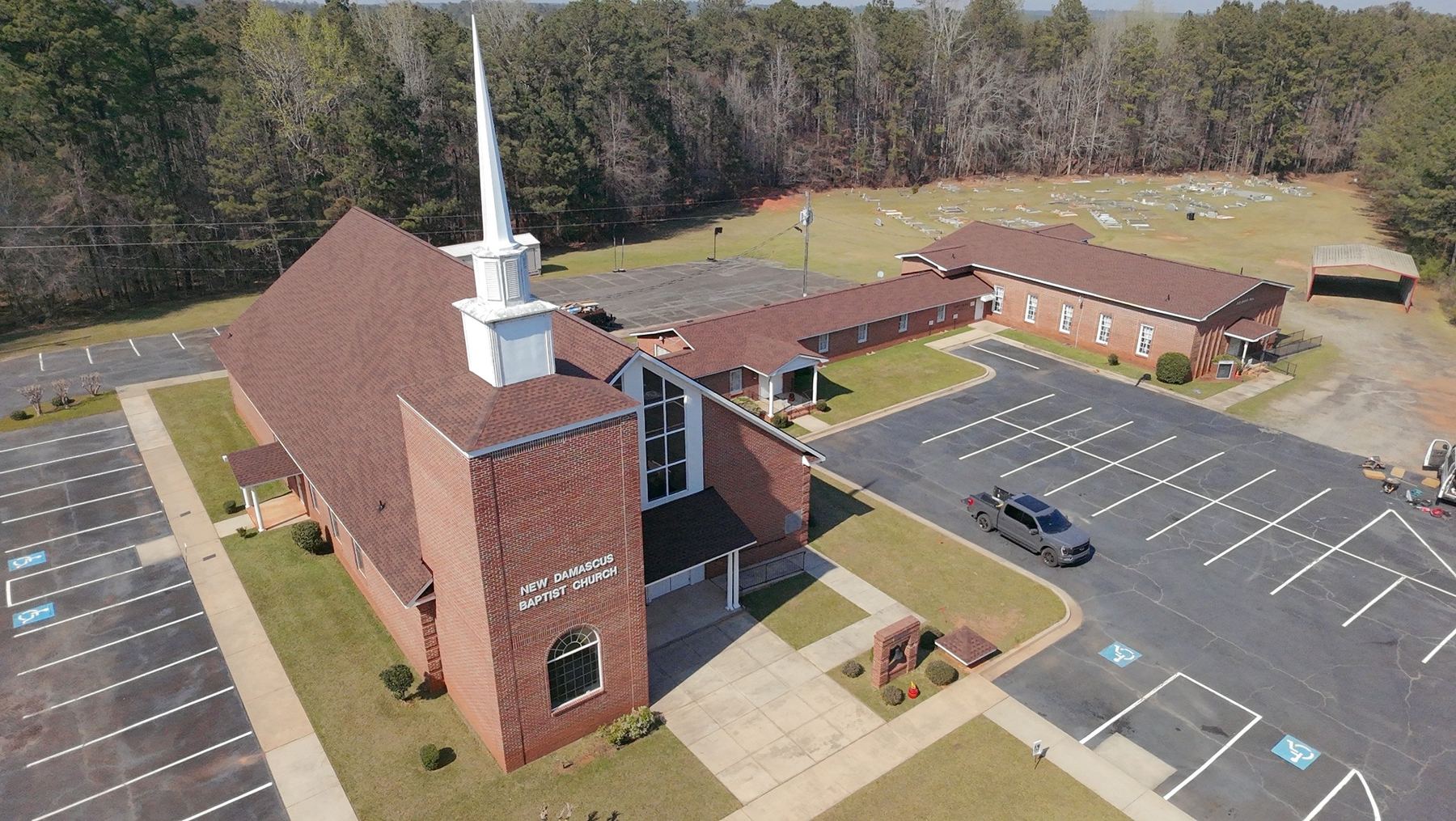Large church roofing project