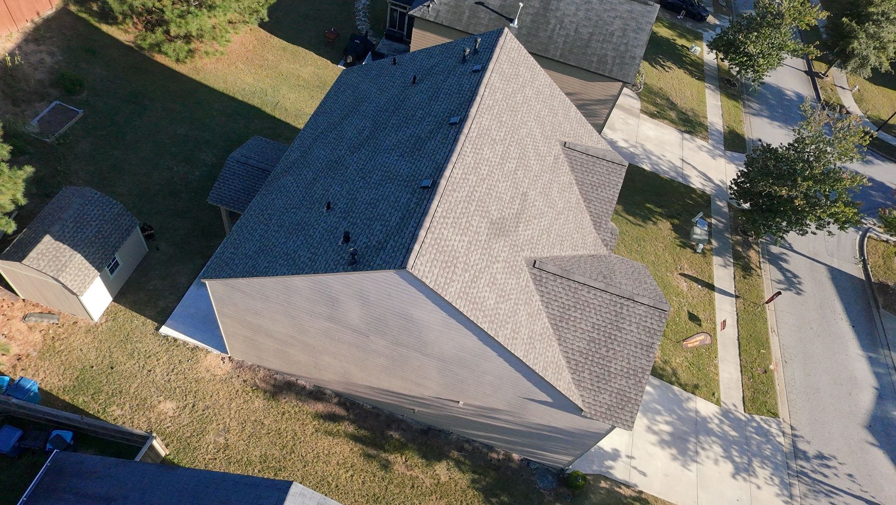 Residential roof angle